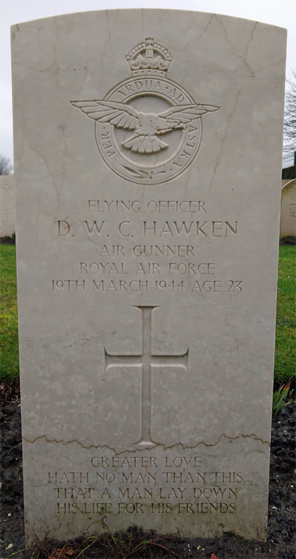 F/O Donald William Carlyon Hawken<br/><br /><br />died March 19th, 1944